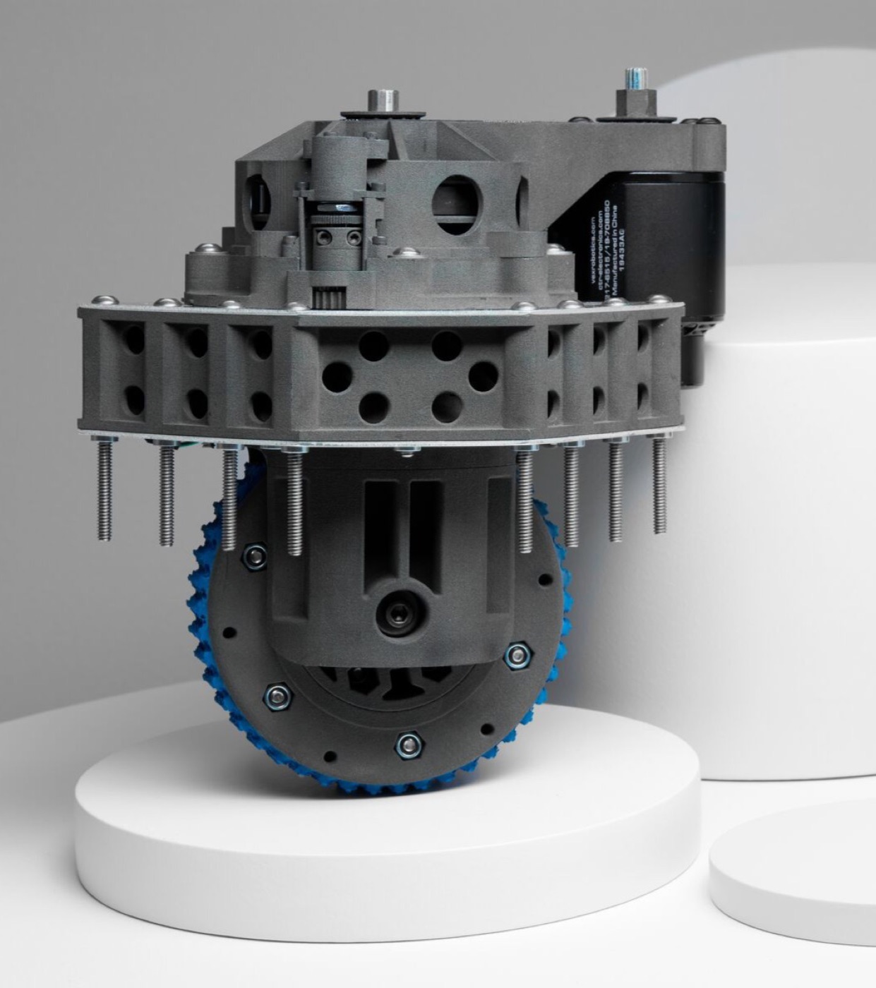 Przekładnia planetarna wydrukowana z poliamidu na Formlabs Fuse 1+ 30W
