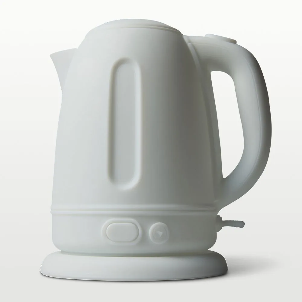 Próbka z żywicy Alpha White, model wyglądu produktu.