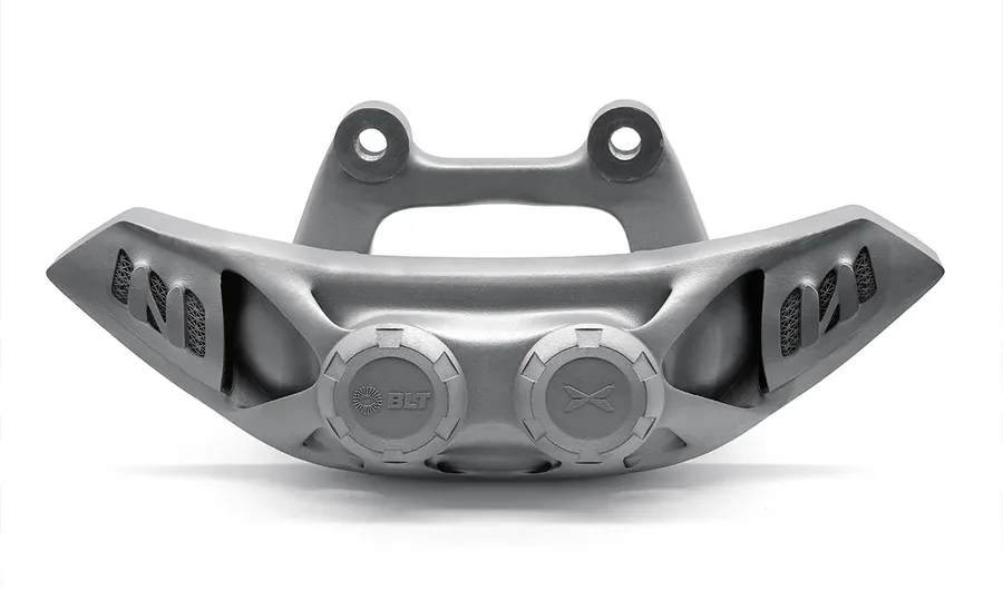 Lekki metalowy wspornik z wewnętrzną strukturą kratową z druku 3D