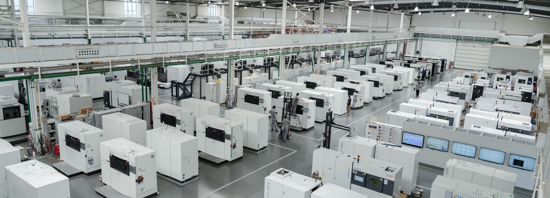 Hala produkcyjna BLT z systemami druku 3D z metalu