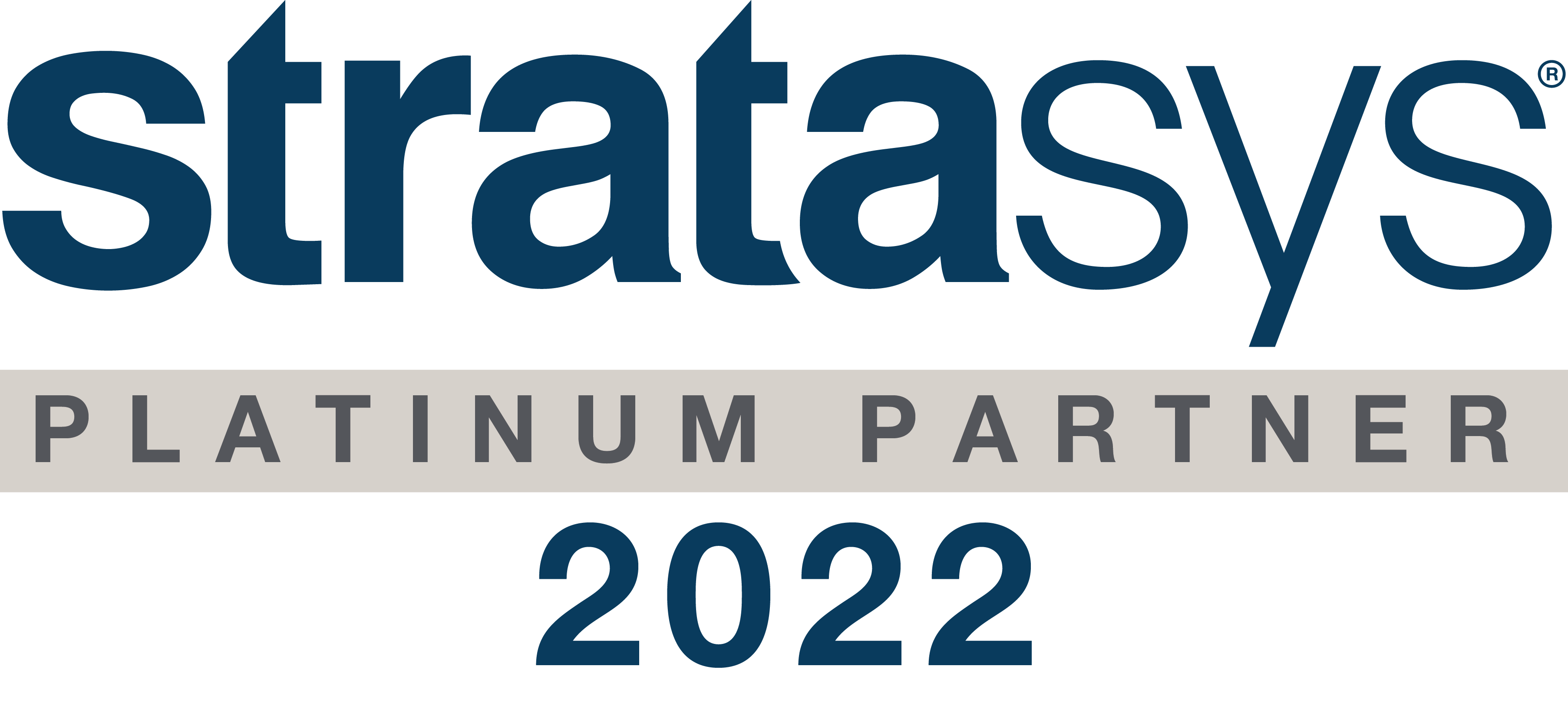 Platinum Partner - Stratasys Logo 2021 PNG