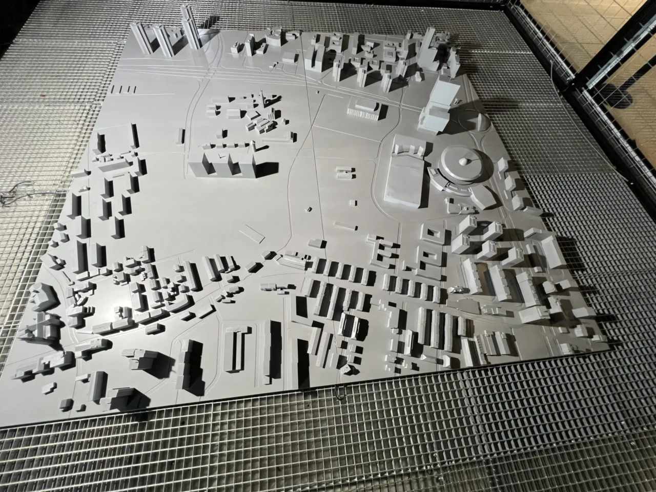 Makieta Spodka i najbliższej okolicy 3D