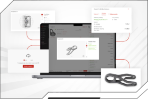 Platforma i wirtualny magazyn części 3D