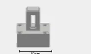 Model A, mały detal, porównanie kosztu i czasu druku 3D w SAF, SLA i FDM