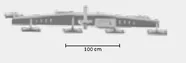 Model D, element podłużny, porównanie kosztu i czasu druku 3D w SAF, SLA i FDM